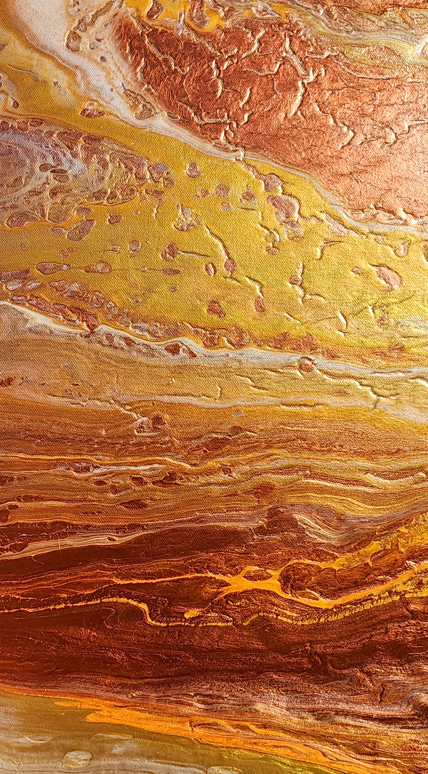 Ember's Dance - Acrylic - 24x48 Inches