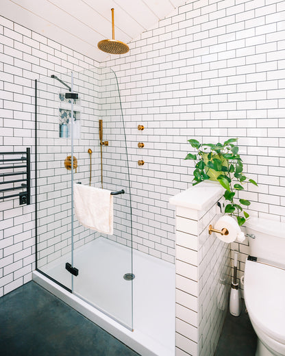 [Bathroom] slidertag;Bathroom;Walk-In Shower, dual vanity, washer/dryer & a bidet!